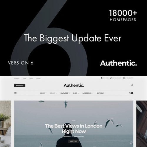 Authentic – Lifestyle Blog & Magazine WordPress Theme - Dghut