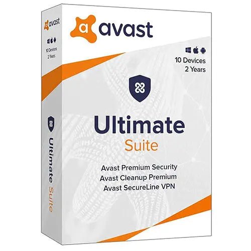 Avast Ultimate Security 2 Year 10 Devices Antivirus VPN - Dghut