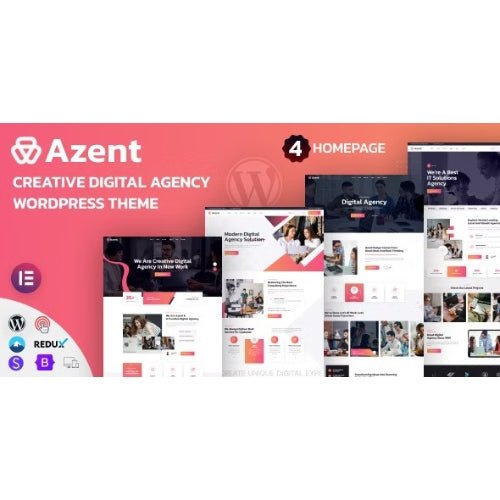 Azent – Creative Digital Agency WordPress Theme - Dghut