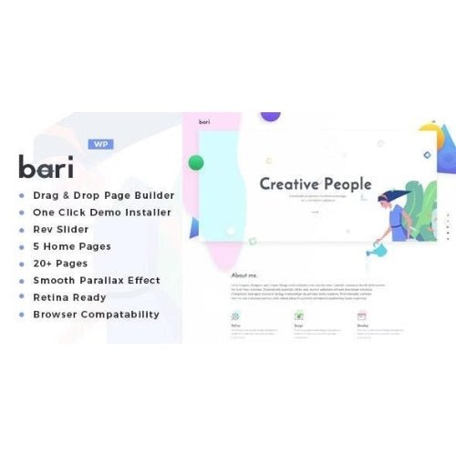 Bari – Portfolio and SEO/Digital Agency WordPress Theme - Dghut