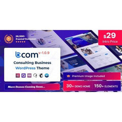 Bcom – Consulting Business WordPress Theme - Dghut