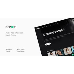 Bepop – Non - stop Music WordPress Theme - Dghut