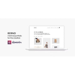 Bernd – Minimal WordPress Portfolio Theme - Dghut