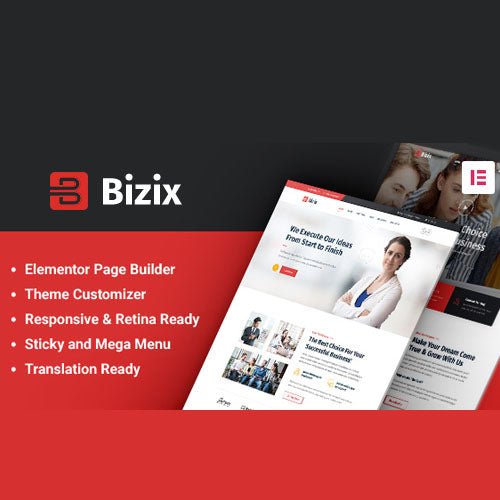 Bizix – Corporate and Business WordPress Theme - Dghut