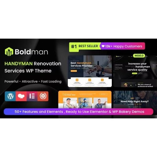 Boldman – Handyman Renovation Services WordPress Theme + RTL - Dghut
