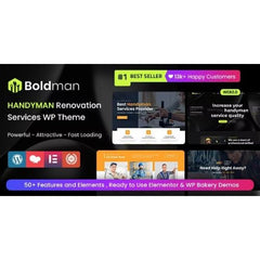 Boldman – Handyman Renovation Services WordPress Theme + RTL - Dghut