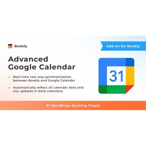 Bookly Advanced Google Calendar (Add - on) - Dghut
