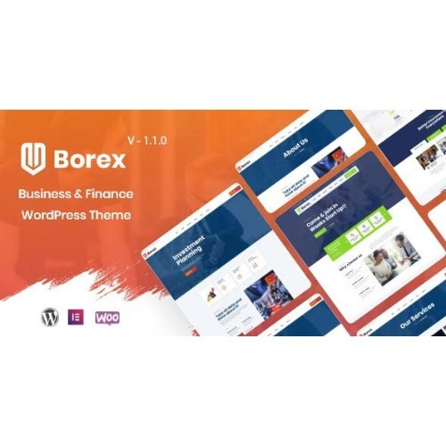 Borex – Business And Finance WordPress Theme - Dghut