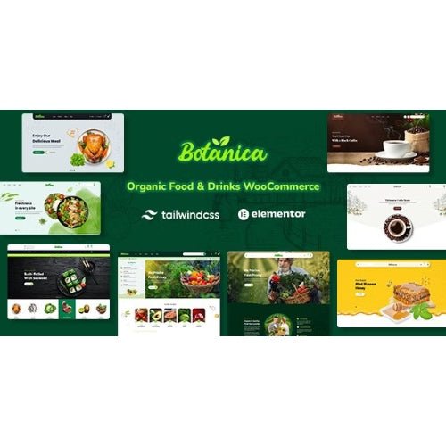 Botanica – Food & Drinks Tailwind CSS WooCommerce Theme - Dghut