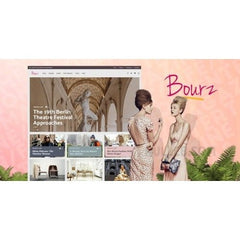 Bourz: Life, Entertainment & Fashion WordPress Blog Theme - Dghut