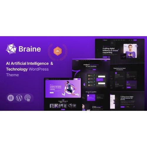 Braine – Digital AI WordPress Theme - Dghut
