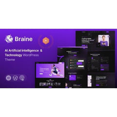 Braine – Digital AI WordPress Theme - Dghut
