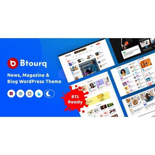 Btourq – WordPress News Magazine Theme - Dghut