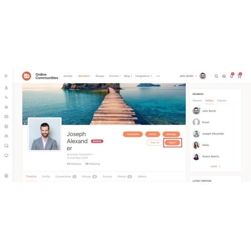 BuddyPress Moderation Tools - Dghut