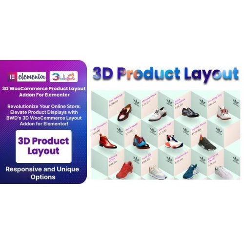 BWD 3D WooCommerce Product Layout Addon For Elementor - Dghut
