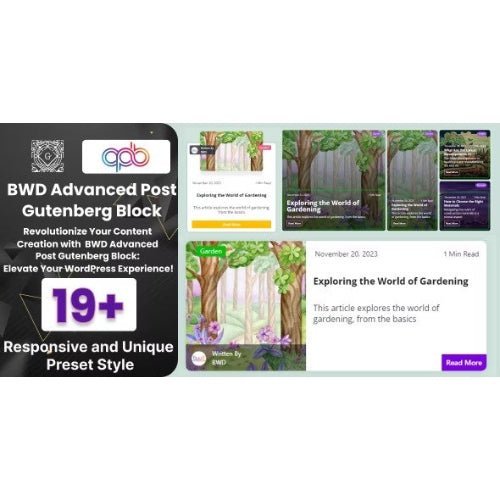 BWD Advanced Blog Post Block Plugin For Gutenberg - Dghut