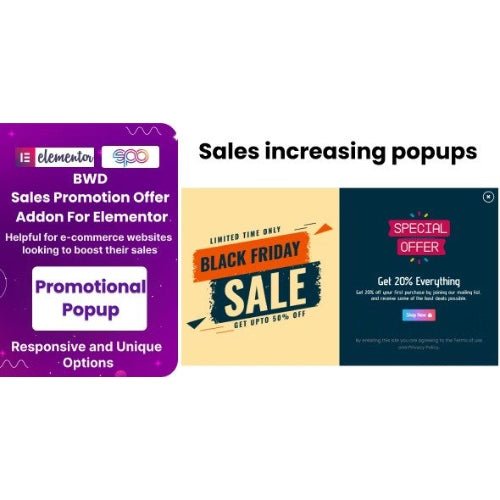 BWD Sales Promotion Offer Addon For Elementor - Dghut