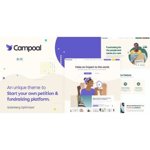 Campoal – Petition and Fundraising WordPress Theme - Dghut