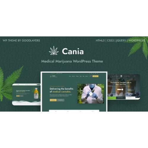 Cania – Marijuana Medical WordPress - Dghut