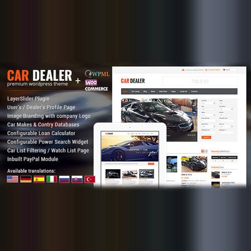 Car Dealer Automotive WordPress Theme – Responsive - Dghut