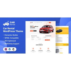 Car Rental WordPress Theme Landing Page - Dghut