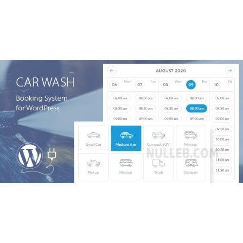 Car Wash Booking System for WordPress - Dghut