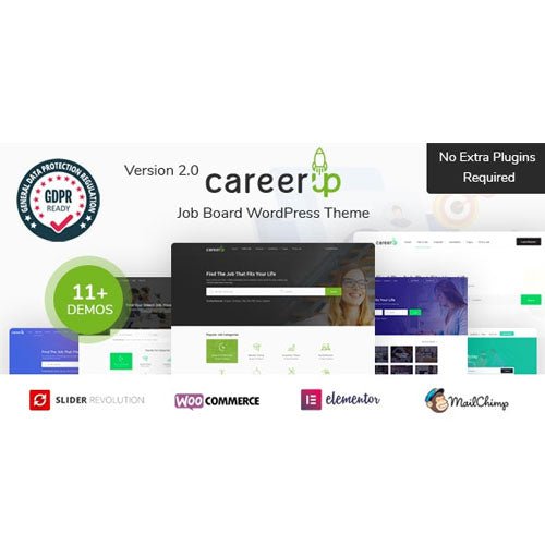 CareerUp – Job Board WordPress Theme - Dghut