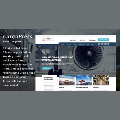 CargoPress – Logistic, Warehouse & Transport WP - Dghut