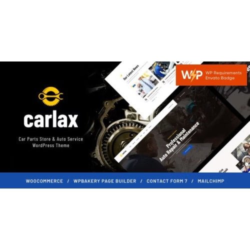 Carlax | Car Parts Store & Auto Service WordPress Theme - Dghut