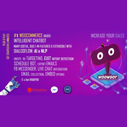 ChatBot for WooCommerce – Retargeting, Exit Intent, Abandoned Cart, Facebook Live Chat – WoowBot - Dghut