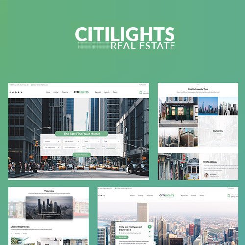 CitiLights – Real Estate WordPress Theme - Dghut