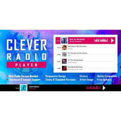 CLEVER – HTML5 Radio Player With History – Shoutcast and Icecast – WordPress Plugin - Dghut