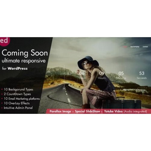 Coming Soon CountDown Responsive WordPress Plugin - Dghut