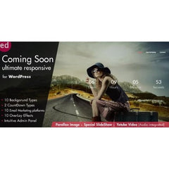 Coming Soon CountDown Responsive WordPress Plugin - Dghut