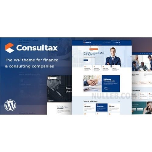 Consultax – Financial & Consulting WordPress Theme - Dghut
