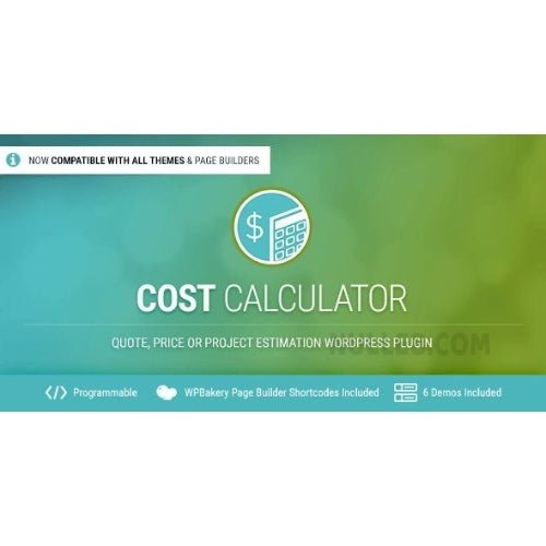 Cost Calculator WordPress - Dghut