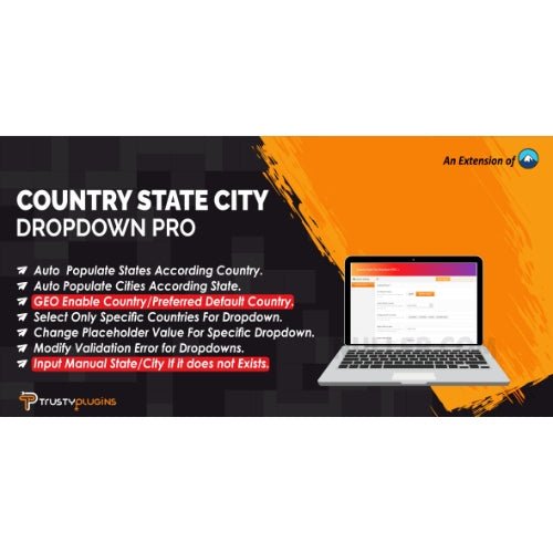 Country State City Dropdown PRO - Dghut