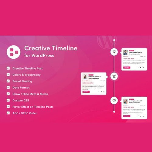 Creative Timeline for WordPress - Dghut