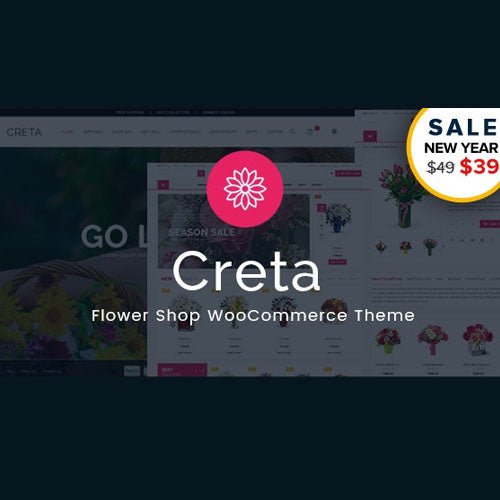 Creta – Flower Shop WooCommerce WordPress Theme - Dghut