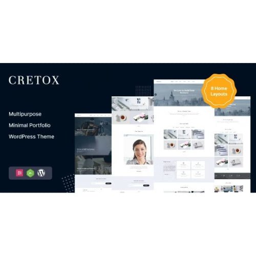 Cretox – Multipurpose Minimal Portfolio WordPress Theme - Dghut