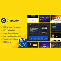 Crypterio – NFT and Crypto Landing Page WordPress Theme - Dghut