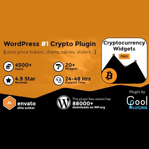 Cryptocurrency Widgets Pro – WordPress Crypto Plugin - Dghut