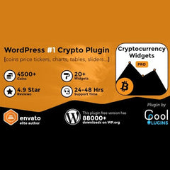 Cryptocurrency Widgets Pro – WordPress Crypto Plugin - Dghut