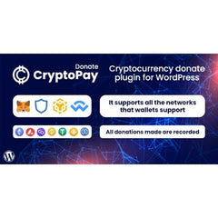 CryptoPay Donate – Cryptocurrency Donate Plugin for WordPress - Dghut
