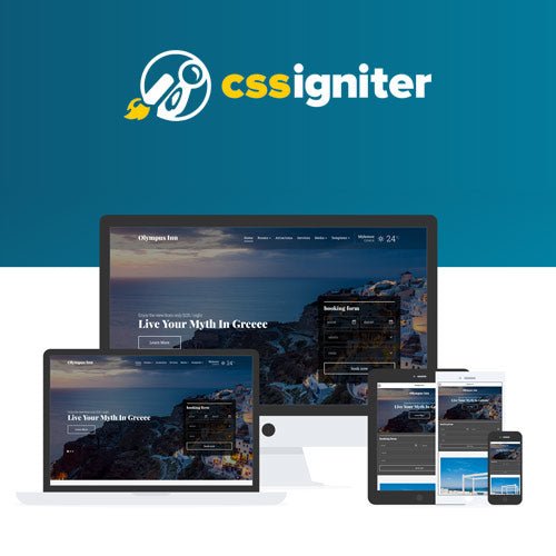 CSS Igniter Olympus Inn Hotel Motel WordPress Theme - Dghut