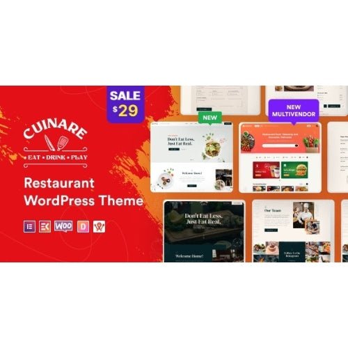 Cuinare – Multivendor Restaurant WordPress Theme - Dghut