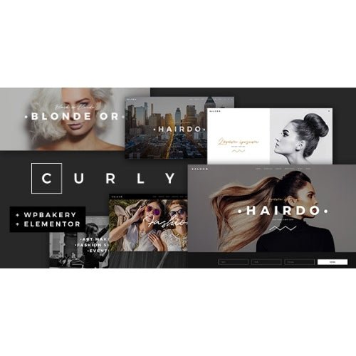Curly – A Stylish Theme for Hairdressers and Hair Salons - Dghut