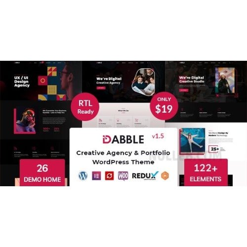 Dabble – Creative Agency & Portfolio WordPress Theme - Dghut