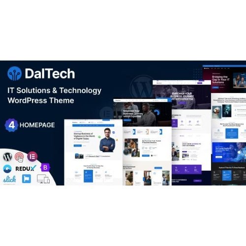 Daltech – IT Solutions & Technology WordPress Theme - Dghut