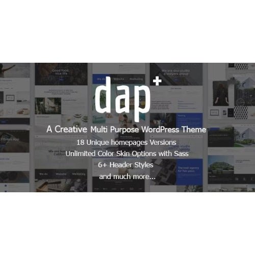 Dap – Creative MultiPurpose WordPress Theme - Dghut
